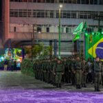 PMSE celebra 190 anos de sua história em frente ao Palácio Museu Olímpio Campos