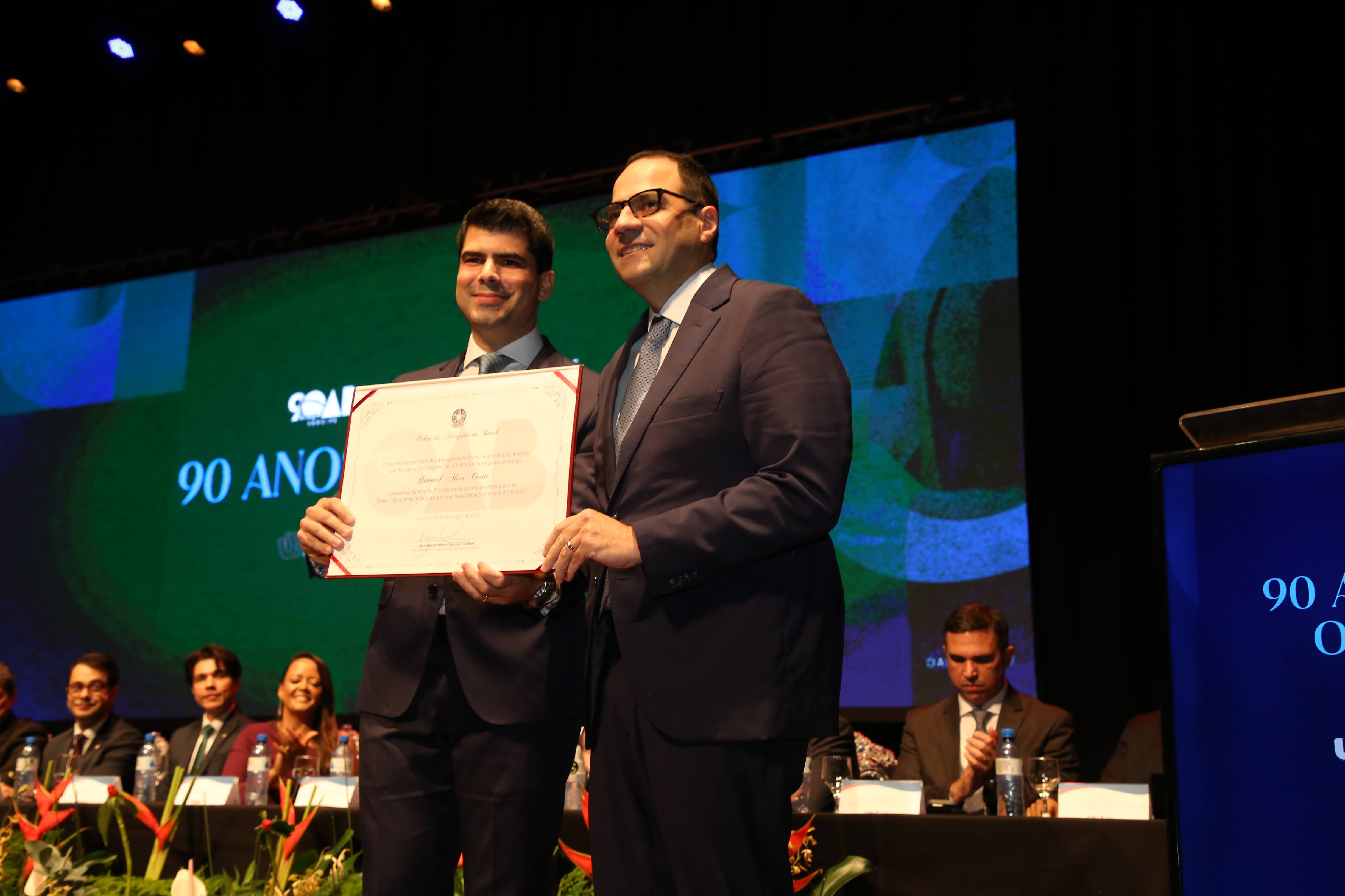 História, homenagens e reafirmação do compromisso com a justiça marcam celebração dos 90 anos da OAB/SE