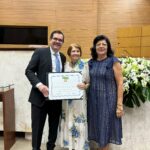 Netinho Guimarães (PL) homenageia dona Eugenice, vice-prefeita de Japoatã com medalha Quintina Diniz