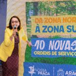 Prefeita Emília assina ordens de serviço para obras em 10 praças de Aracaju