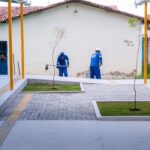 Prefeita Emília visita obras da nova Unidade de Qualificação Profissional do Porto Dantas