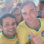 Flávio da Direita participa de carreata com Flávio Bolsonaro na Bahia