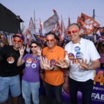 André Moura, Yandra e Fábio Henrique mobilizam a comunidade Recanto da Paz 