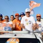Marcos Freire II abraça André Moura que mostra força para o Senado 